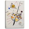 Printed Paintings Stampa su Tela (40x60cm): Wassily Kandinsky - Tensione Delicata