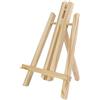 INTIRILIFE Cavalletto da Tavolo Legno di faggio 20 x 28 cm - Supporto Pieghevole per Quadri, per Foto, cavalletto a Tre Gambe per Risparmiare Spazio, cavalletto da Esposizione per Bambini