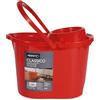 Perfetto Classico Secchio con Strizzatore, Plastica, Rosso, 39x28x30.5 cm