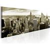 murando Quadro New York 150x50 cm 1 Pezzo - Stampa su Tela Strutturata XXL Grande - Quadri Moderni Soggiorno Grandi - Stampe da Parete Murale Arte Moderno Pittura - New York NY Citta d-B-0189-b-d