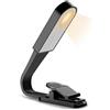 FURREN Lampada da Lettura, Lampada da Lettura Ricaricabile USB con Sensore di Contatto Morsetto Flessibile sulla Lampada da Lettura per Lettura a Letto