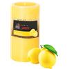 Candele D'Aurora Candela Alta Gialla, Profumo Limone, 6,8x6,8x13 cm