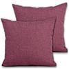 Cieffepi Home Collections Federa Copricuscino MULTICOLOR (Set 2 Federe 40x40 cm, Bordeaux)
