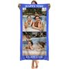 Reuhen Telo Mare in Microfibra Personalizzato con Foto, Logo,Testo, Asciugamano personalizzato Telo Da Bagno Pieghevole Portatile Ad Asciugatura Rapida, Telo spiaggia Piscina