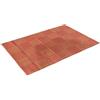 EUROSTYLE Tappeto PASSATOIA 100% Cotone Metro Scozzese Tinto Filo per Bagno, Cucina, Sala (50X130 CM, Arancio)