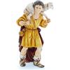 Moranduzzo Buon Pastore per Presepe da Cm 13 Scala 1:15 - Statuine Presepe Indistruttibili - Stile 700', Pittura Rifinita a Mano, Prodotto Ufficiale, Made in Italy, Scultore M. Landi