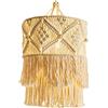 perfk Intrecciato Macrame Lampadario Nordic Boho Soffitto Pendenti Copertura Luce per Ristorante Moderno Creativo Camera da Letto Dormitorio