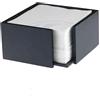 Leone srl PORTATOVAGLIOLI Bamboo CM.19X19X10h Nero APPARECCHIARE