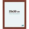 yd. Your Decoration - Cornice 25x30 cm - Ciliegie - Decorativa Parete in Legno con Vetro in acryl - Antiriflesso - 25x30 Cornice - Como