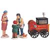 LEMAX ROASTED CHESTNUT STAND SET OF 4 LEMAX