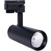 B·LED BARCELONA LED Faretto LED CCT a binario monofase - 10W - CRI 90 - Nero