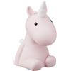 [D]hink DHINK - Luce notturna a LED per bambini con unicorno, colore rosa, lampada da notte per cameretta dei bambini e bambini, con timer e cambio di colore, DHINK338-02