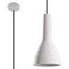 SOLLUX lighting SOLLUX Lampada a sospensione EMPOLI Illuminazione da soffitto, lampada a LED in cemento, design minimalista, facile installazione, colore grigio, 17 x 17 x 132 cm, grigio