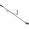 FLOS 265 Lampada da Parete a Luce Diretta, Lampada di Design da Paolo Rizzatto, Lampada per Interni con Riflettore e Braccio Orientabile 2050 mm, Lunghezza Cavo 2030 mm, 220-250 V, 75 W, Colore Nero