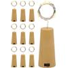 Generico Luci Di Bottiglia Con Tappo Di Sughero, Luci Fiabesche A Batteria, 10 Pack 20 LED Wine Bottle Light, Outdoor Indoor String Fairy Lights For Christmas, Balcony, Gazebo, Garden, Camping