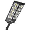JOJIDE Lampione Solare, Lampioni solari da esterno impermeabile 8000LM ad alta luminosità dal tramonto all'alba lampada a LED con telecomando del sensore di movimento for giardino ,per cortili, giardini, str