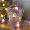 EONANT Catena luminosa a libellula 10 piedi 20 LED stile retrò filo di rame farfalla catena luminosa a batteria albero di Natale giardino matrimonio decorazione natalizia e illuminazione estiva