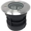 damastoreitalia Universo Faretto LED Calpestabile da Esterno IP67 con Controcassa - 3W Luce Calda 3000K - Incasso a Terra Segnapassi per Giardino, Viali, Scale (3W - Luce calda 3000K)