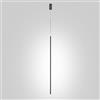 Mjsdjof Lampada da comodino per camera da letto Lampade a sospensione lineari nere, luce dell'isola creativa per soffitto Illuminazione decorativa moderna a LED, lampade per atmosfera a tubo lungo semplice (l