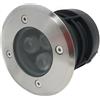 Kovalmax® Faretto segnapassi da terra calpestabile led luce naturale 3 watt giardino ip67
