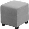 uyeoco Velluto Copri Pouf Quadrato Elasticizzato Copri Poggiapiedi Quadrato Pieghevole Copertura Dell'Ottomano con Fondo Elastico Sofa Protettore per Soggiorno (Color : #5, Size : 40x40 cm)