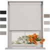 Raamdecoratie DTCH® Tenda a rullo oscurate senza fori 200 x 190 cm (LxA) Bianco, Misure da 40 a 240 cm di larghezza, tende a rullo per finestre senza forare, Tenda oscurante