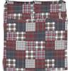 INTRECCI Set Lenzuola una Piazza e Mezza in Flanella, Tessuto in Cotone anti Pilling, Lenzuolo Sotto + Lenzuolo Sopra + 1 Federa, Morbidezza, Lenzuola Made in Italy, Fantasia: Tartan Multicolor