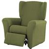 Estoralis Berta Copripoltrona Elasticizzata, Tessuto, Verde, Poltrona Relax