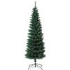 SOLAGUA NAVIDAD Albero di Natale artificiale extra riempito con foglie di ghirlanda, alberi da 150-300cm con supporto in metallo (Slim Verde, 180cm 347Tips)