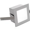 SLV FRAME BASIC incasso, LED, squadrato, bianco, incl. molle a balestra, 3000K 1W
