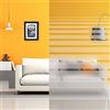 Dimexact Pellicola Decorativa Autoadesiva per Finestre con Motivi Strisce, Effetto Strisce Decrescenti Orizzontali, 1,52 m x 2,5 m, in Rotolo