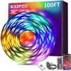 Generic 30m ha condotto le luci di striscia RGB Music Sync Color Changing, luci a led con telecomando Smart App Control,