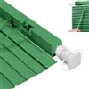 Generico Persiana alla Veneziana in Alluminio, 40 60 70 80 90 100 110 130 150 160 180 215 cm Fissaggio a Soffitto Incluso, Protezione dai Raggi UV, Design Moderno(Green-4)
