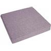 Waigg Kii Cuscini per seduta spessi 8/10 cm, per poltrona quadrata, comfort e elasticità, per auto, ufficio, interni ed esterni (45 x 45 x 8 cm, grigio chiaro)