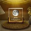 ZYMECH Lampada personalizzata con fasi lunari, cornice luminosa a LED con fasi lunari di nascita, regalo per il giorno in cui sei nato, luce notturna lunare, regalo per coppie, festa della mamma (luce