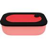 Guzzini On The Go Lunchbox con Contenitore, Spalvieri & Del Ciotto, 20 x 12 x h7 cm, 900 cc, Rosso