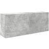 vidaXL Armadietto da Bagno Grigio Cemento 100x25x40 cm in Truciolato, Armadio a Muro da Bagno, Armadio da Bagno a Muro, Armadio da Bagno a Parete