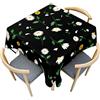 Morbuy Tovaglia per Tavolo Quadrato, Motivo Floreale Tovaglie Impermeabile Idrorepellente Antimacchia Copritavolo Lavabile per Decorative Cucina Giardino Compleanno (120x120cm,Margherita Bianca)