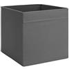IKEA Dröna - Scatola portaoggetti per scaffali Kallax, scatola scomparto contenitore 33 x 38 x 33 cm (grigio scuro)