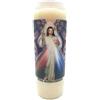 crigema Candela di preghiera a vasetto Novena 18 x 7 cm 100% Vegetale Combustione 9 giorni - 216 ore (Gesù Misericordioso)