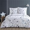 Buymax® Copripiumino Singolo 155x220 100% Cotone 2 Pezzi Copripiumino - Set Biancheria da Letto 155 x 220 cm con 1 Federe 80x80 cm, Copripiumino Renforcé ÖKO-TEX con Cerniera