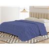BANZAII TEXTILE INNOVATOR ONLINE Banzaii Telo Copriletto Multiuso 250x250 cm, Copridivano Universale, Telo Arredo per Letto e Divano, Copritutto Resistente Isabel Blu