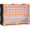 vidaXL Mobile Contenitore con 40 Cassetti Organizer Cassettiera Portaminuterie Box Officina Scomparti Scaffale Organizer Scatole Multiuso
