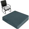 Generico Cuscino per Sedia con Rialzo, Cuscino del Sedile Antiscivolo Spesso per Pavimento, per Anziani, Cuscini per Sedili da Esterno per Adulti, per Ufficio, Sedia a Rotelle,Gray Blue,40x40x10cm