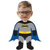 ASSIALL Cuscino Viso Personalizzato Mini Me Cuscini Personalizzati a Forma di Persona Bambola Fumetto con Stampa Fronte-Retro 3D Divano Auto Poli Cotone Lancia Cuscino Ornamento Casa