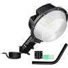 YOJZMA 100W Luce LED per fienile, 10000LM tramonto all'alba illuminazione esterna con fotocellula luci area cortile, 6000K luce diurna IP66 AC 85-265V luci di sicurezza per giardino, garage, cortile