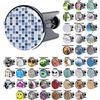Sanilo Tappo per lavandino bagno, Grande scelta di belli tappi per lavandino e di alta qualità (Mosaico blu)