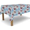 BANZAII TEXTILE INNOVATOR ONLINE Banzaii Tovaglia Plastificata 140x100 cm, Copritavolo Antimacchia in PVC da Esterno e Interno Facile Da Pulire Nella Misura Che Vuoi - Provenza Azzurro