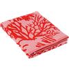 Baroni Home Telo Mare e Pareo con Nappe Colorate 80% Cotone 20% Poliestere, Telo Hammam Multiuso per Spiaggia, Yoga e Piscina Super Assorbente, Asciugatura Rapida, Jacquard Rosso 160x90 cm