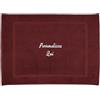 Cieffepi Home Collections NEW BASIC Tappeto bagno scendidoccia personalizzabile in spugna di puro cotone (Bordeaux)